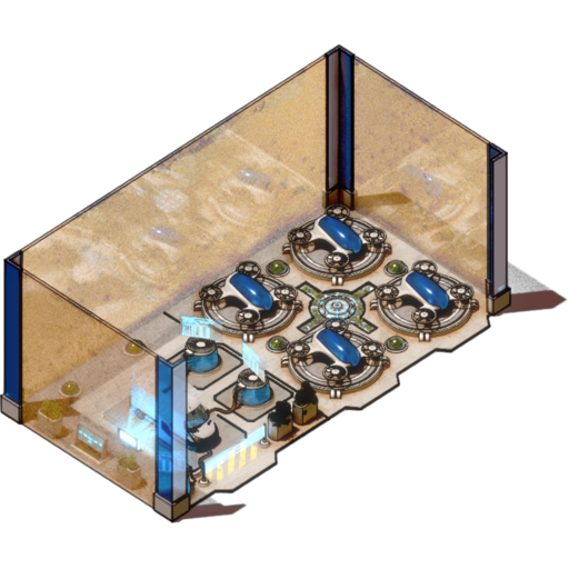 Extraction building artwork